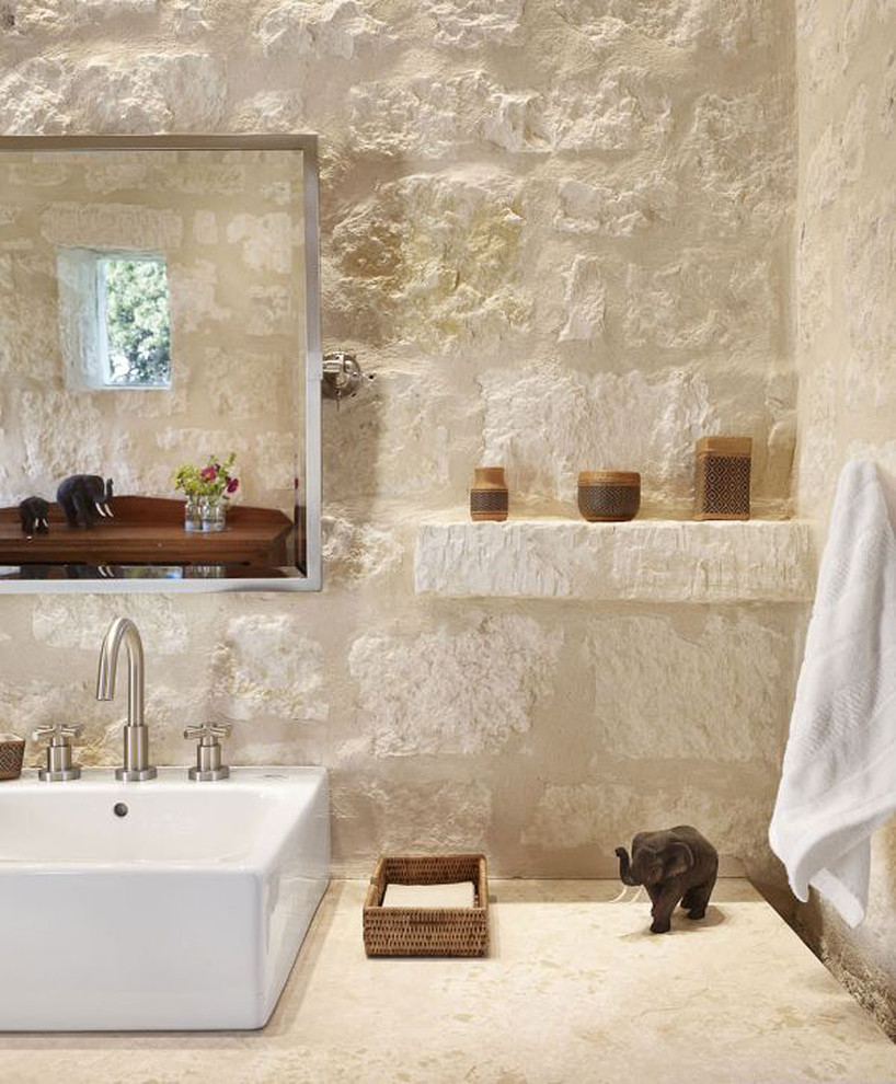 This is an example of a mediterranean bathroom in New York.