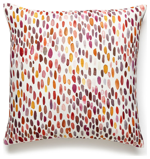 Jamboree Pillow, Wild Berry, 22" X 22", 22" X 22" Contemporary