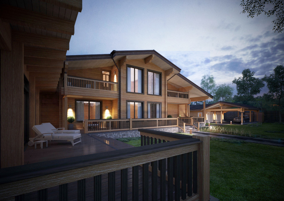 Деревянный дом премиум класса