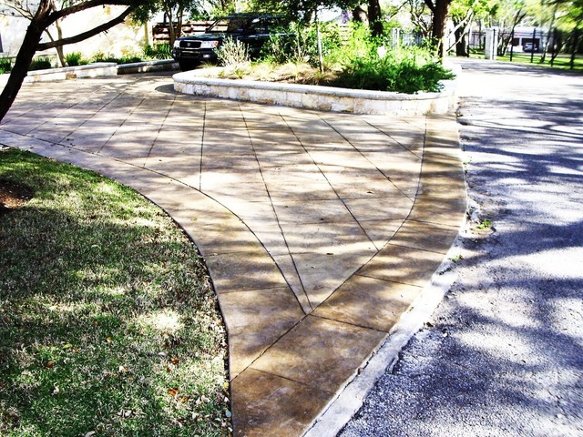 Slate contemporary-garden