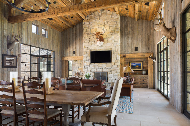 Llano Ranch rustico-salon