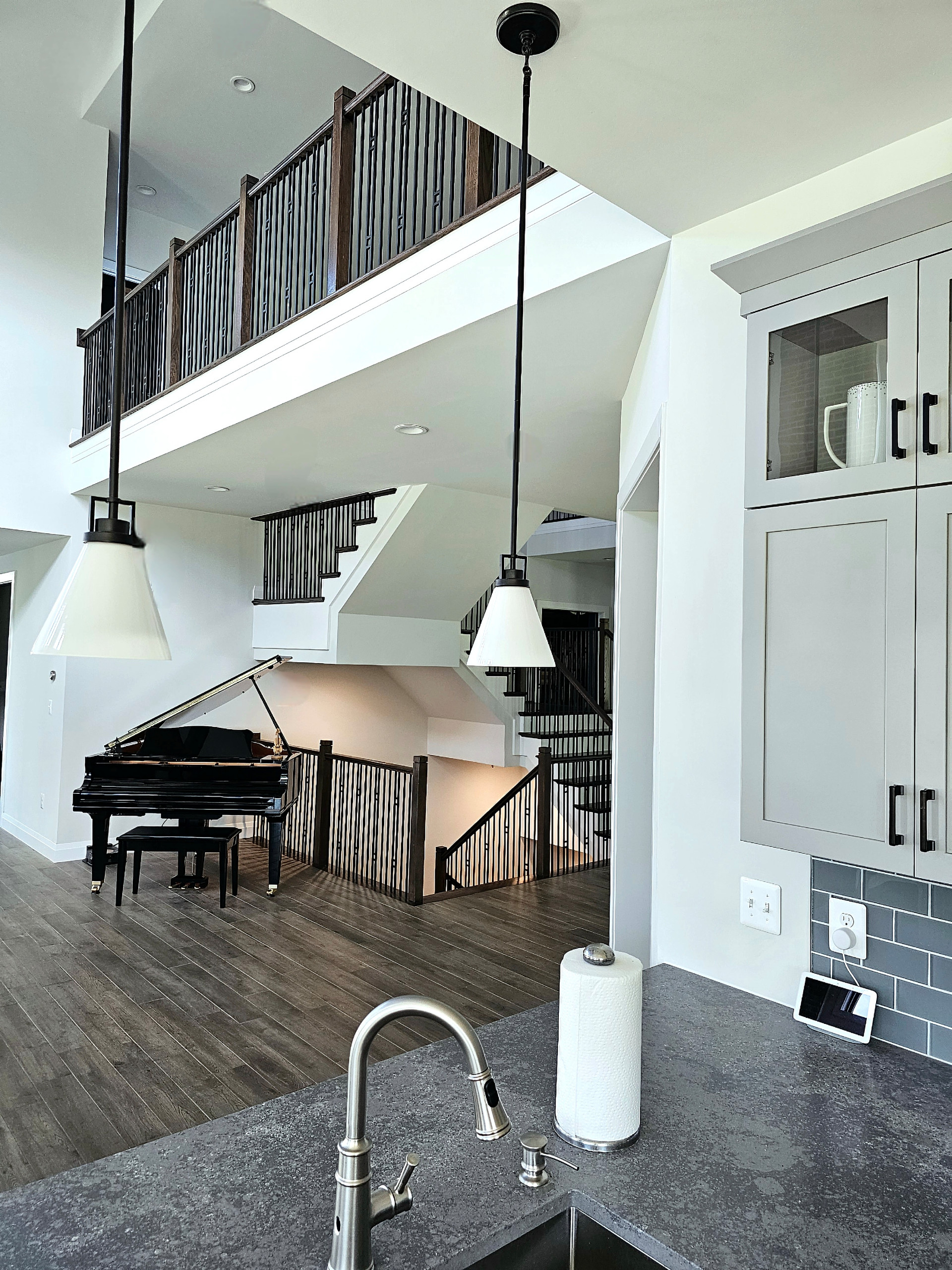 109_Impressive Floating Staircase in Countryside Retreat, Upper Marlboro, MD