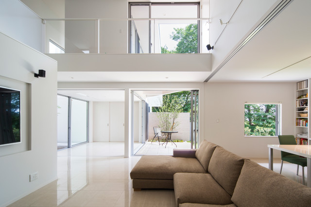 獅子ヶ口町の家 moderno-salon