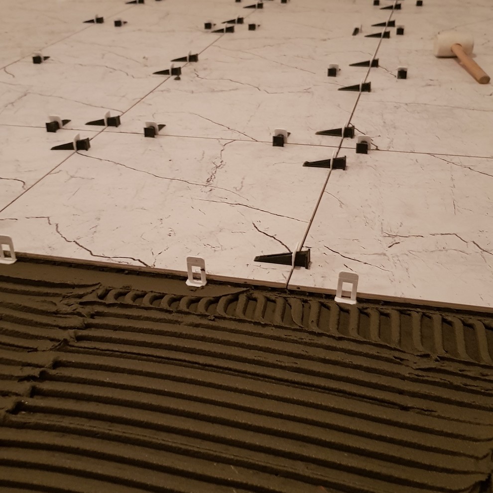 Укладка плитки с системой выравнивания Tls profi. Идеально ровно