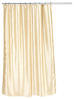 Faux Silk Shimmer Polyester Fabric Bath Shower Curtain 70/"x72/" 10 Color Choices