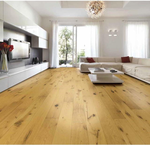 Solid And Engineered Wood Flooring Minimalistisch Wohnbereich