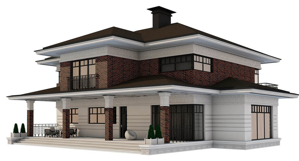 ДОМ В СТИЛЕ РАЙТА