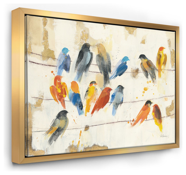 A637 Brown Blue Bird Feathers Funky Animal Canvas Wall Art Large Picture Prints 