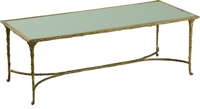 Organic Cocktail Table - Burnished Brass