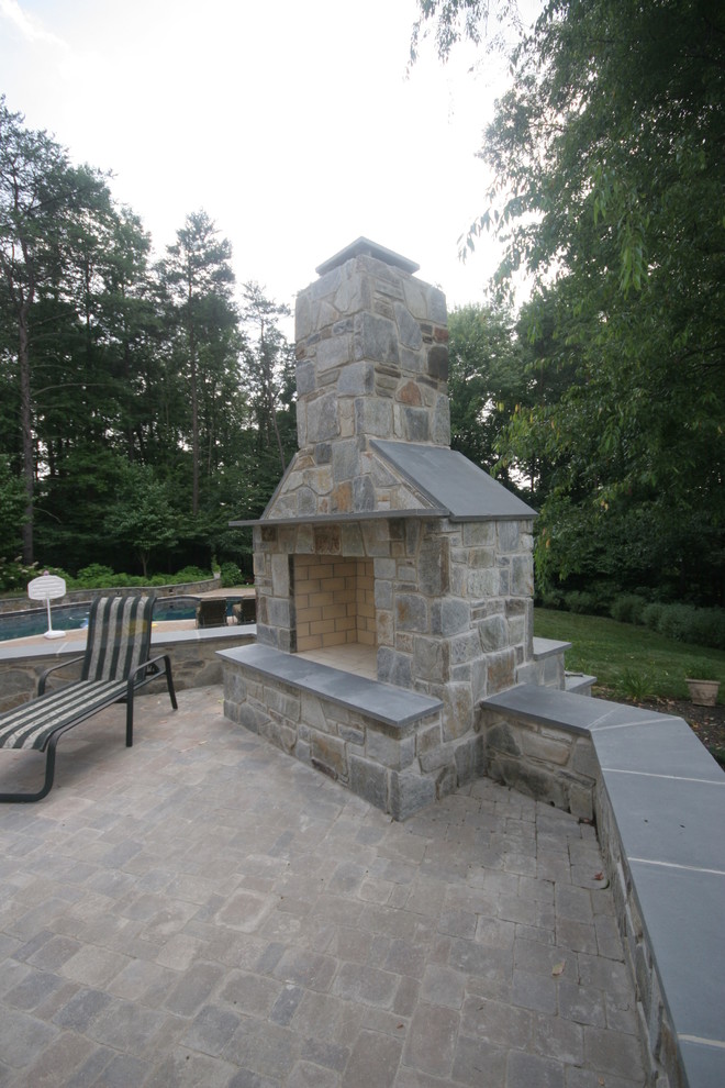 Inspiration for a large transitional patio remodel in DC Metro