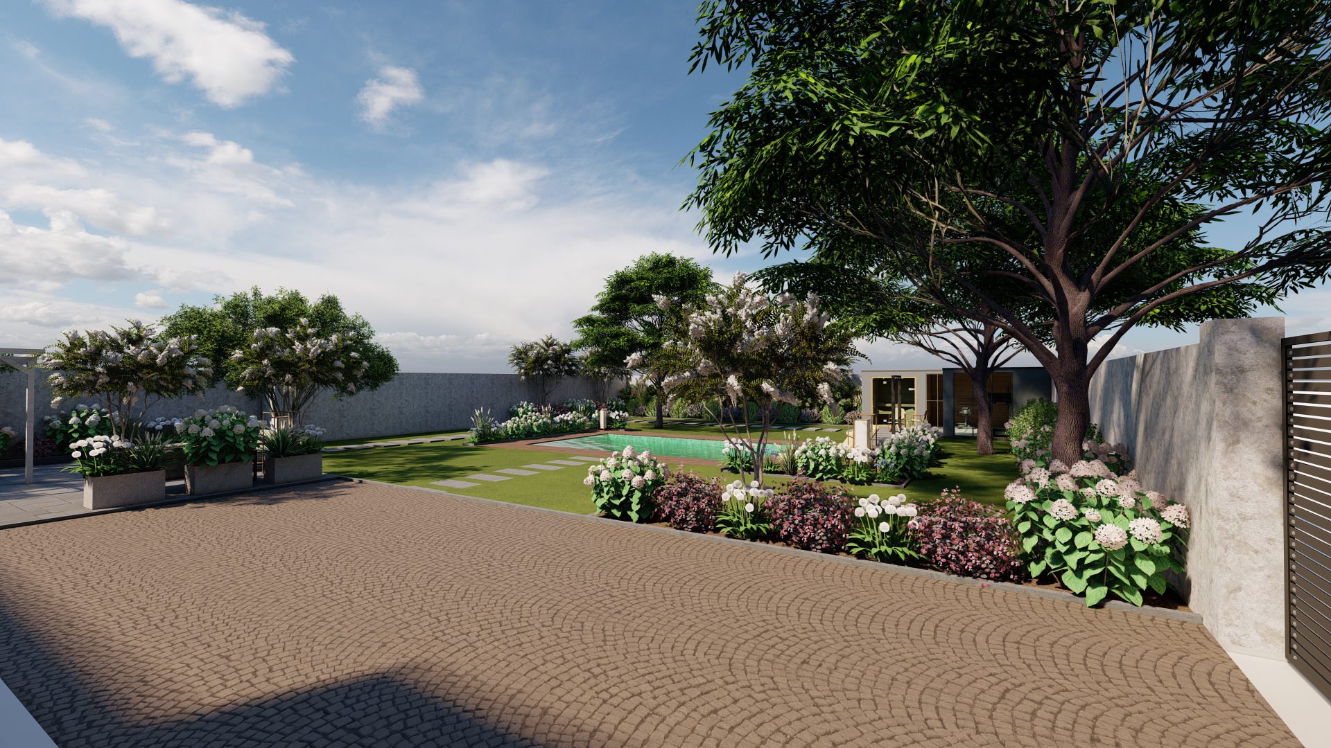 The white garden