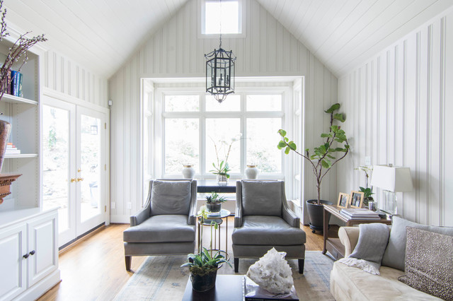 Chapel Hill Cape Cod Renovation american-traditional-living-room