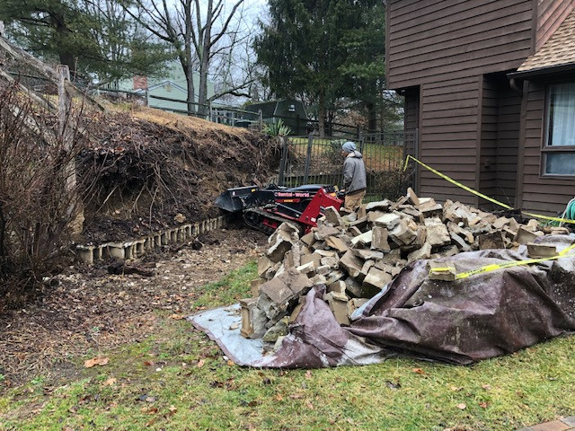 Failing Retaining Wall