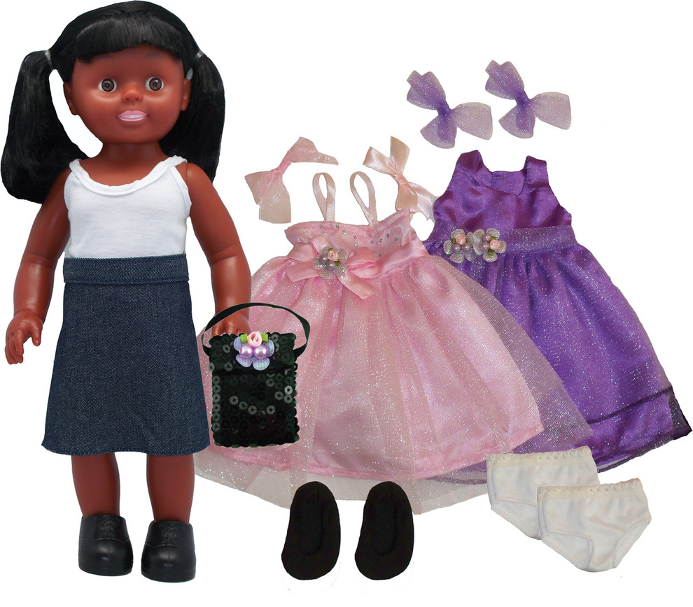 princess dress with doll playset