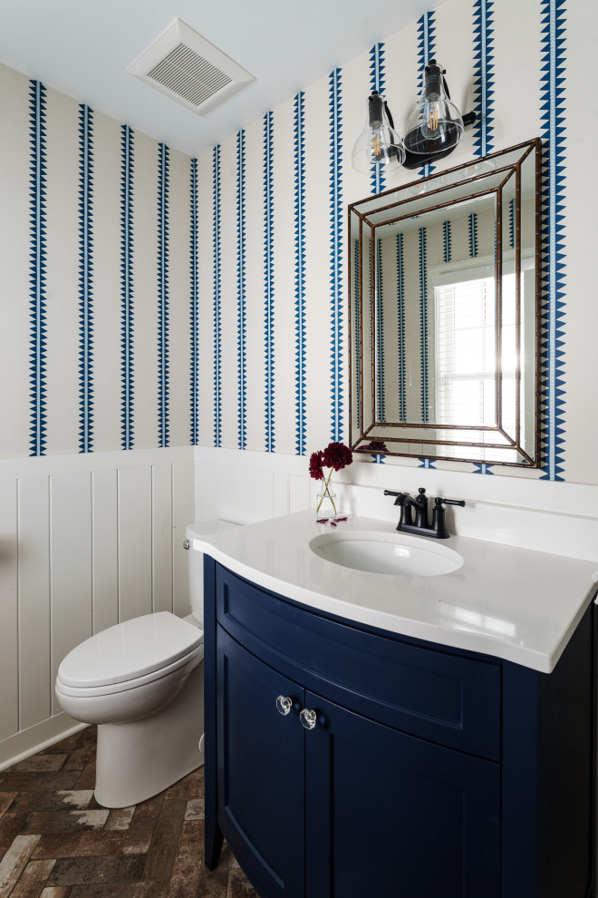 Granada Drive - Whole Home Remodel - Transitional - Powder Room ...