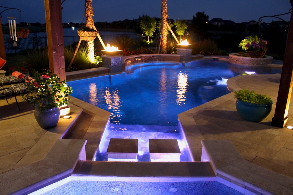 Pool - huge transitional pool idea in Houston