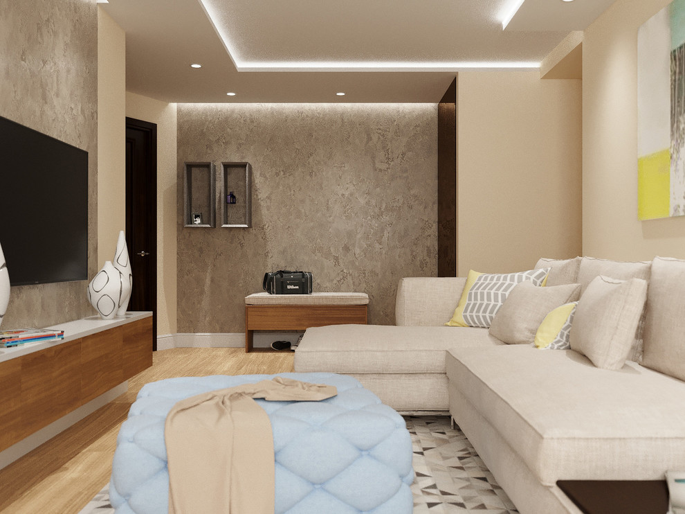 Мягкий и теплый интерьер.