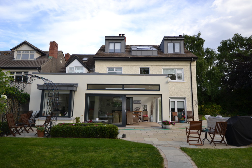 This is an example of a transitional exterior in Dublin.