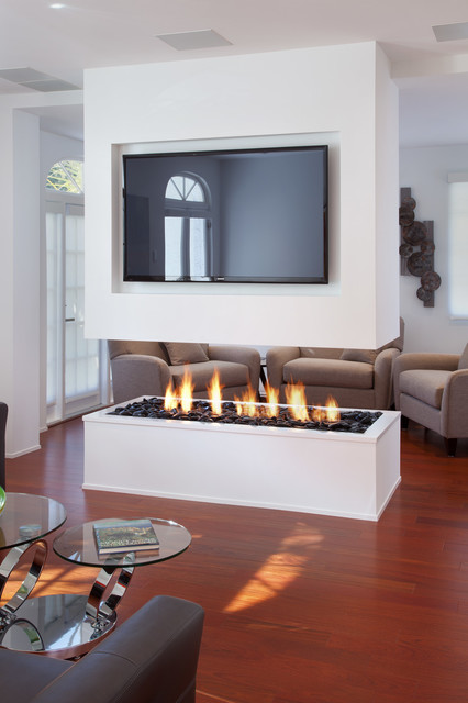 E. Amelia Street contemporary-living-room
