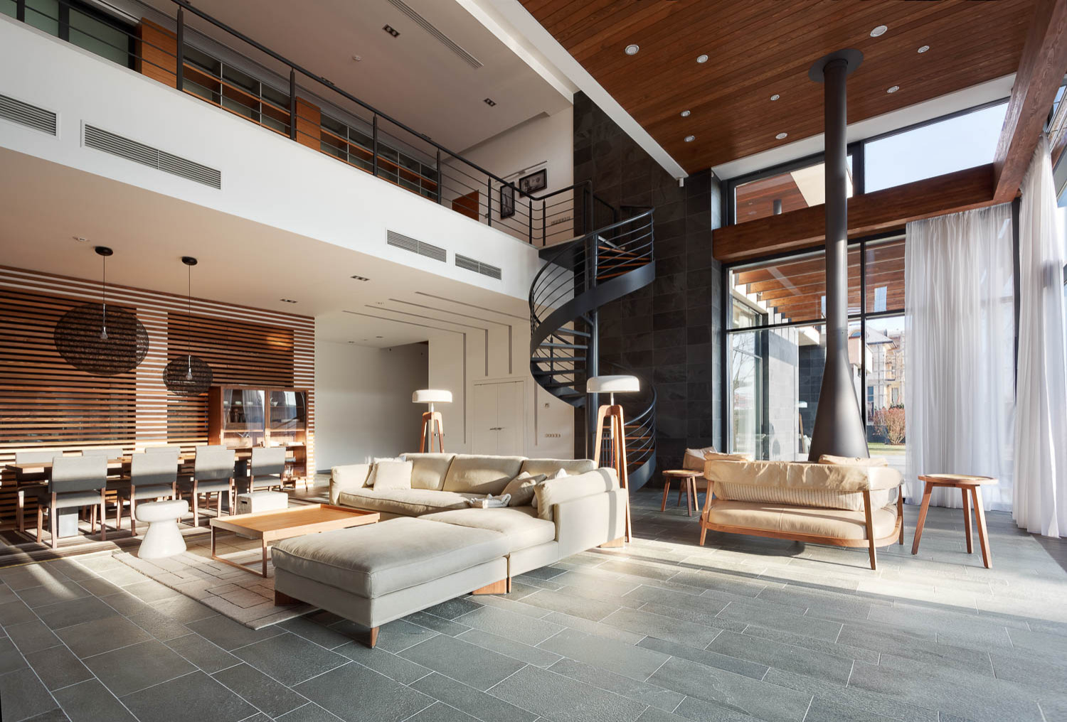 Hampton - современный загородный дом в стиле минимализм.