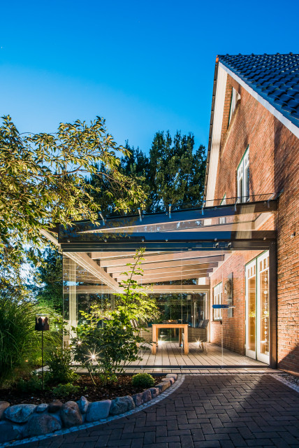 Solarlux Glashaus deck
