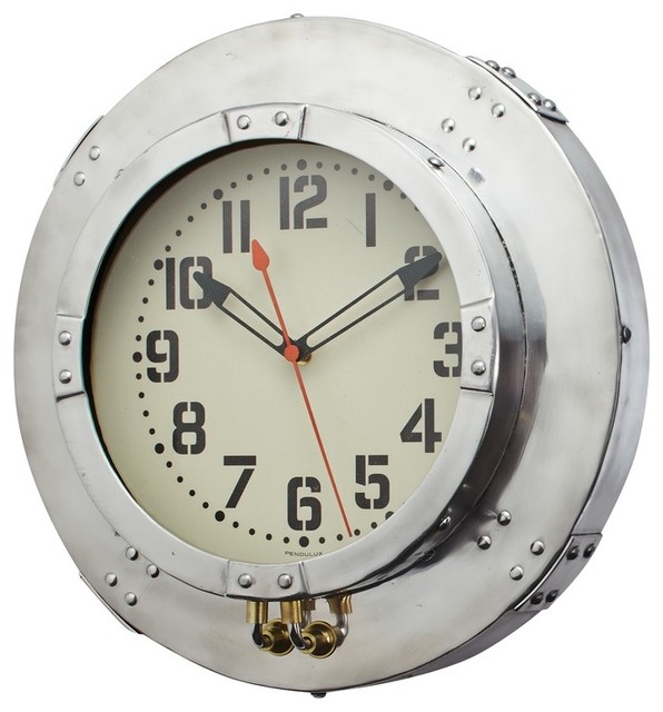 Wall Clock Baltimore Round Aluminum