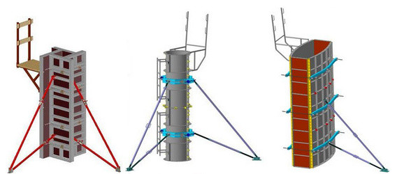 Опалубка круглых колонн