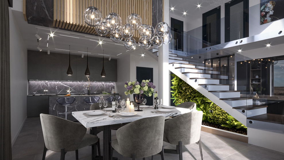 Разработка визуальной концепции шоурума (167 м2) для застройщика в г. Уфа