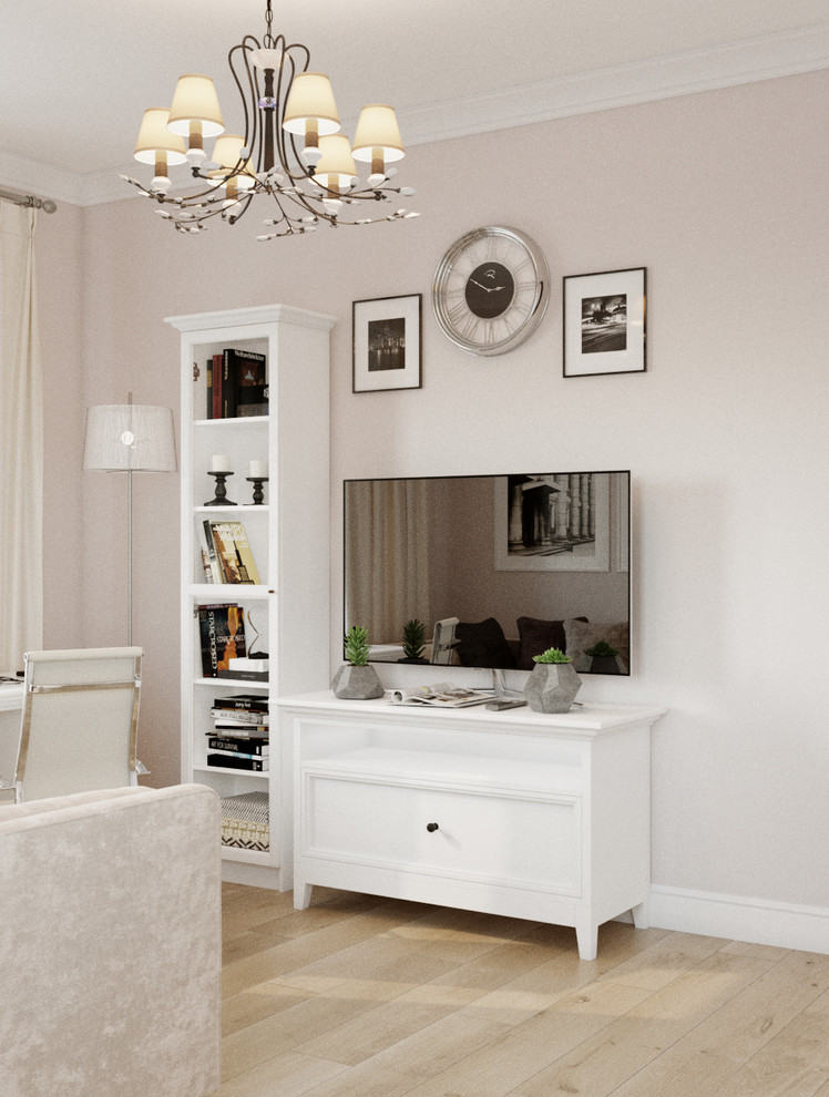 Современная классика в пастельных тонах. ЖК Рассказово, 100 кв.м.