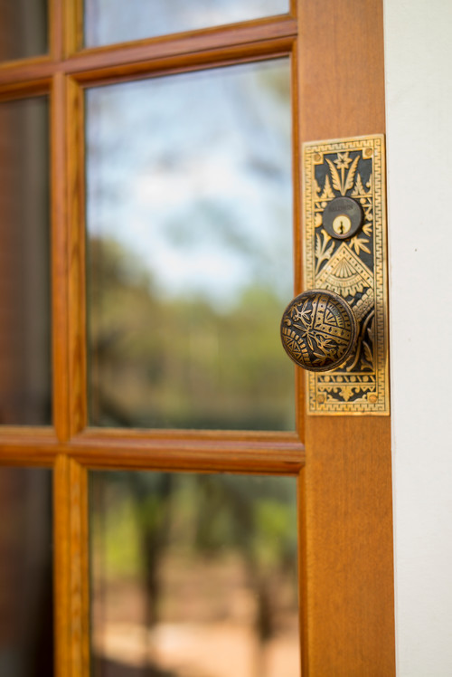 door knob of historic home in atlanta ga 