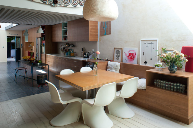 renovation d'une maison en bois industrielt-dagligstue