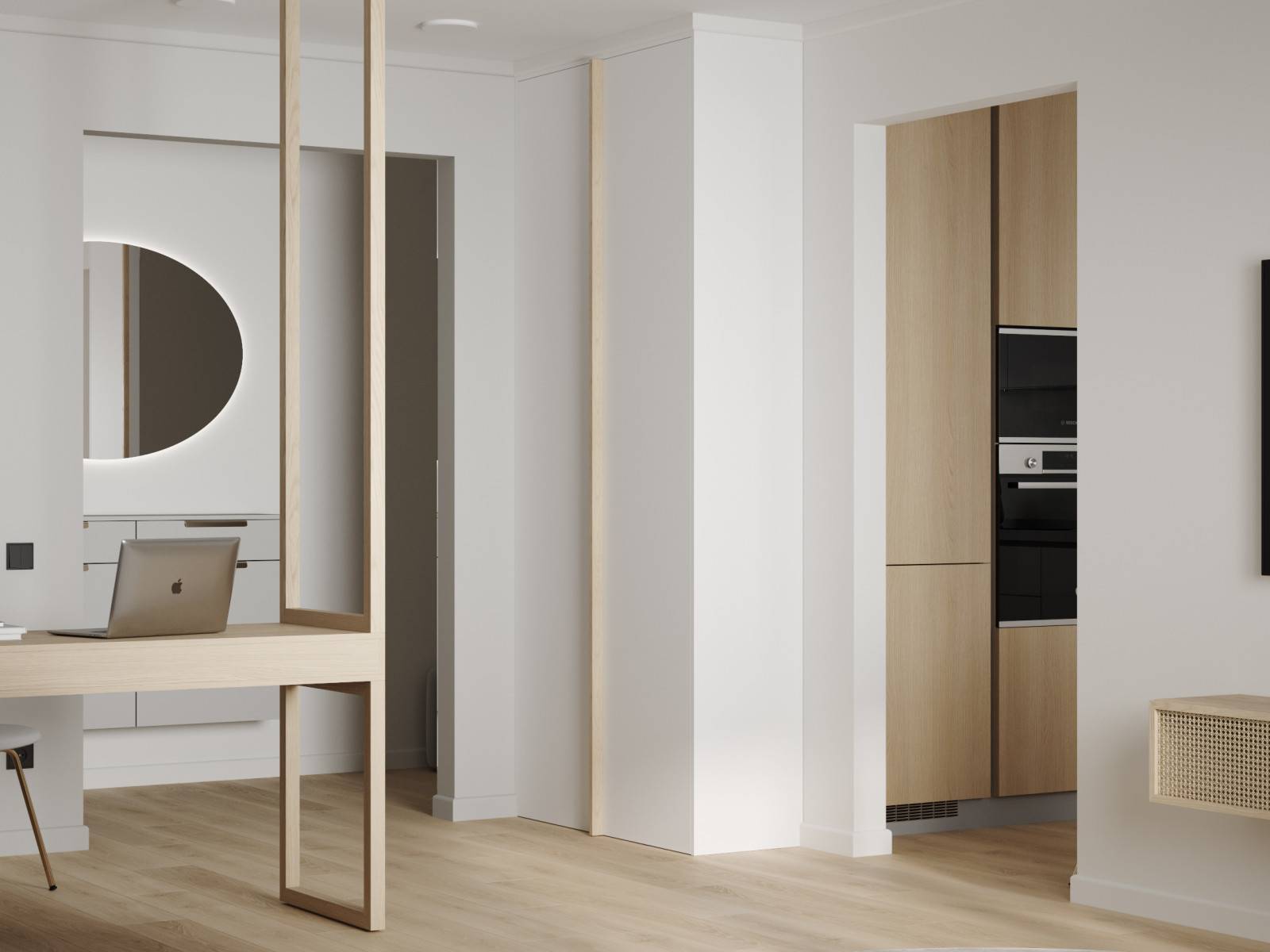 Светлая квартира для косметолога