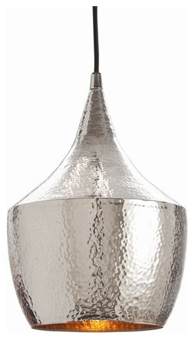 Hayden Hammered Silver Pendant by Arteriors Home