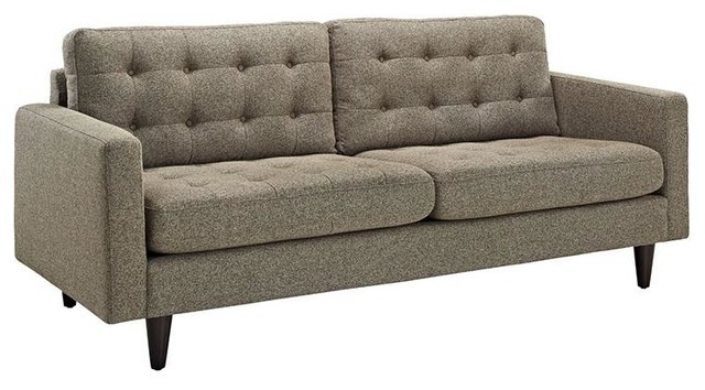 Dylan Upholstered Fabric Sofa Oatmeal Midcentury Sofas By Dylan Upholstered Fabric Sofa Oatmeal