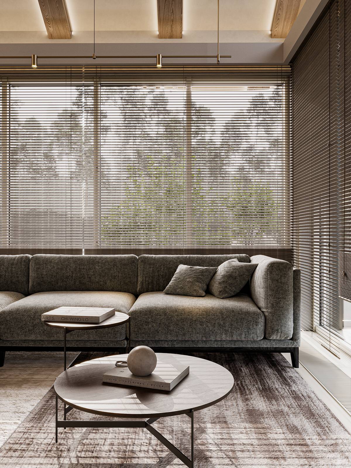 Дизайн-проект загородного дома в Рощино 68м²