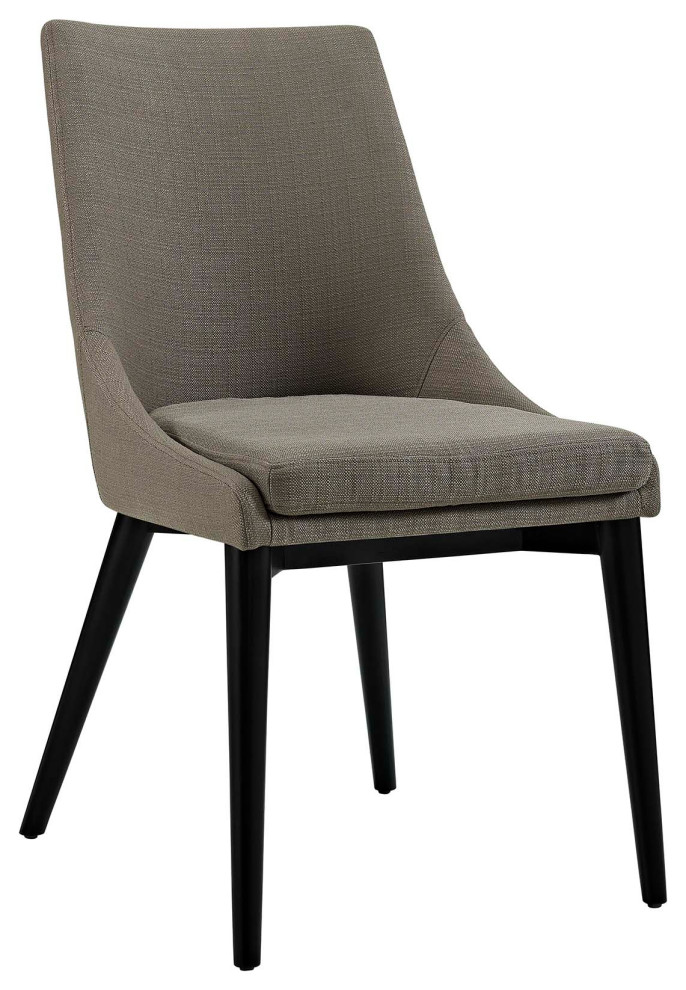Modway Viscount Fabric Dining Chair EEI2227GRA Midcentury Dining