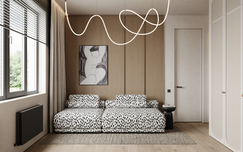 Коттедж (240 кв). Гостевая комната + кабинет