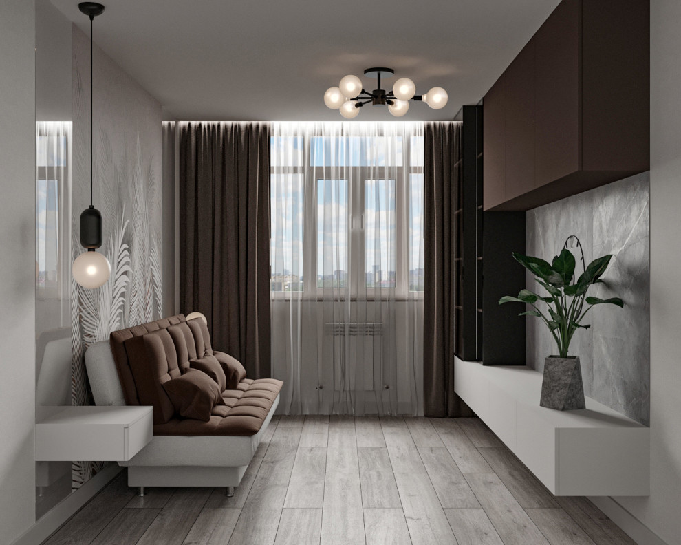 Минималистичная квартира с перетекающими гармоничными пространствами.