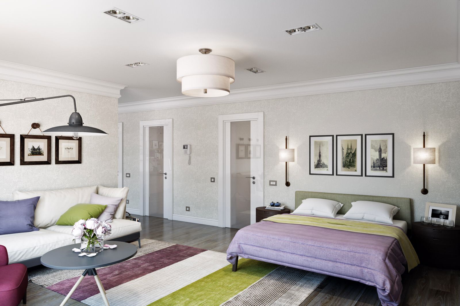 Спальная-кабинет