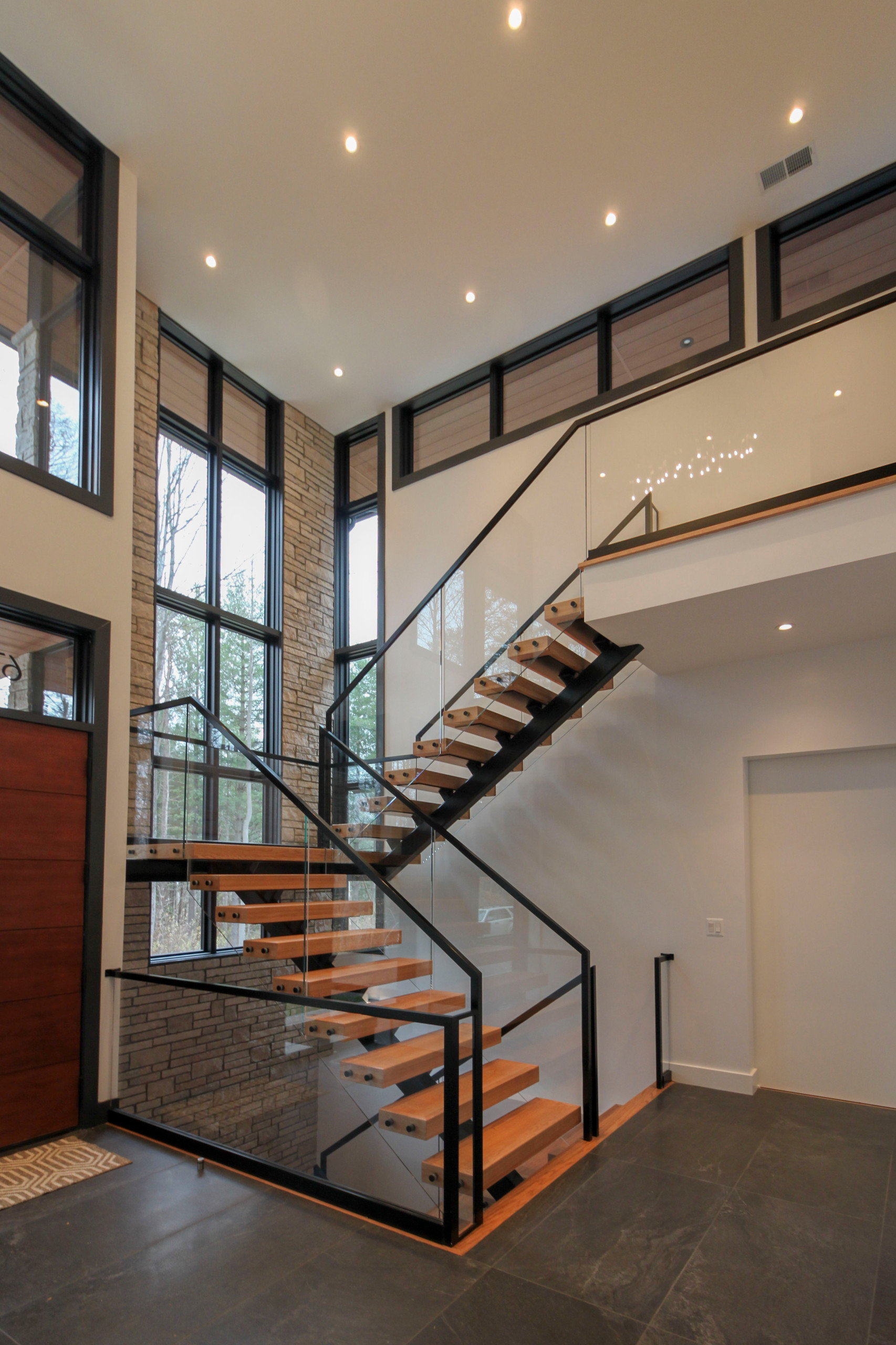 98_Sun Filled Modern Staircase Surrounded by Private Forest, Clifton VA 20124