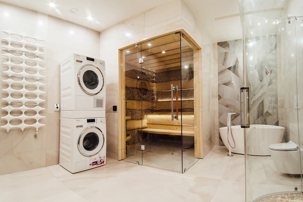 Видовая сауна в квартире.