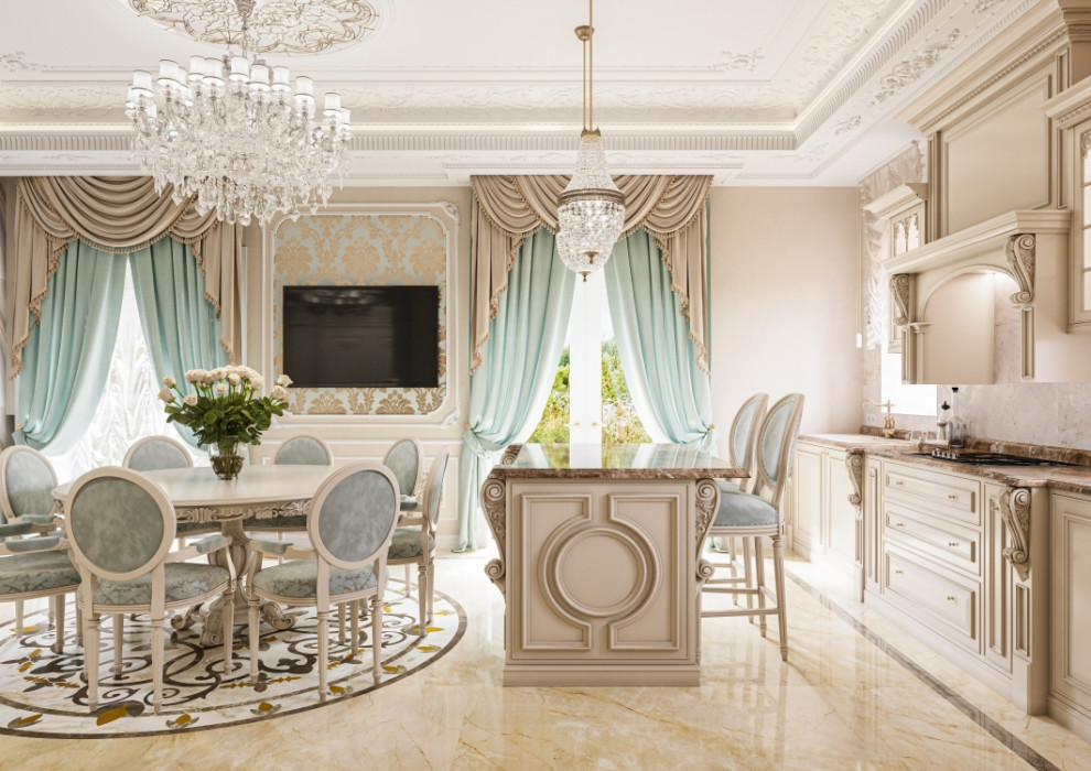 Кухня столовая зона 1-ый этаж