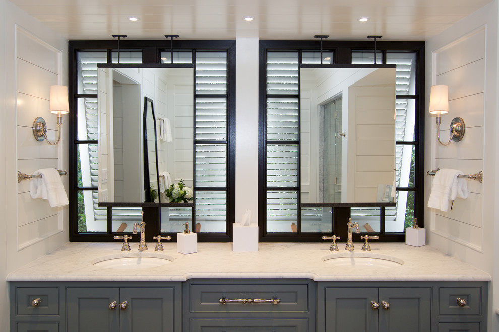 This is an example of a traditional master bathroom in Charleston.
