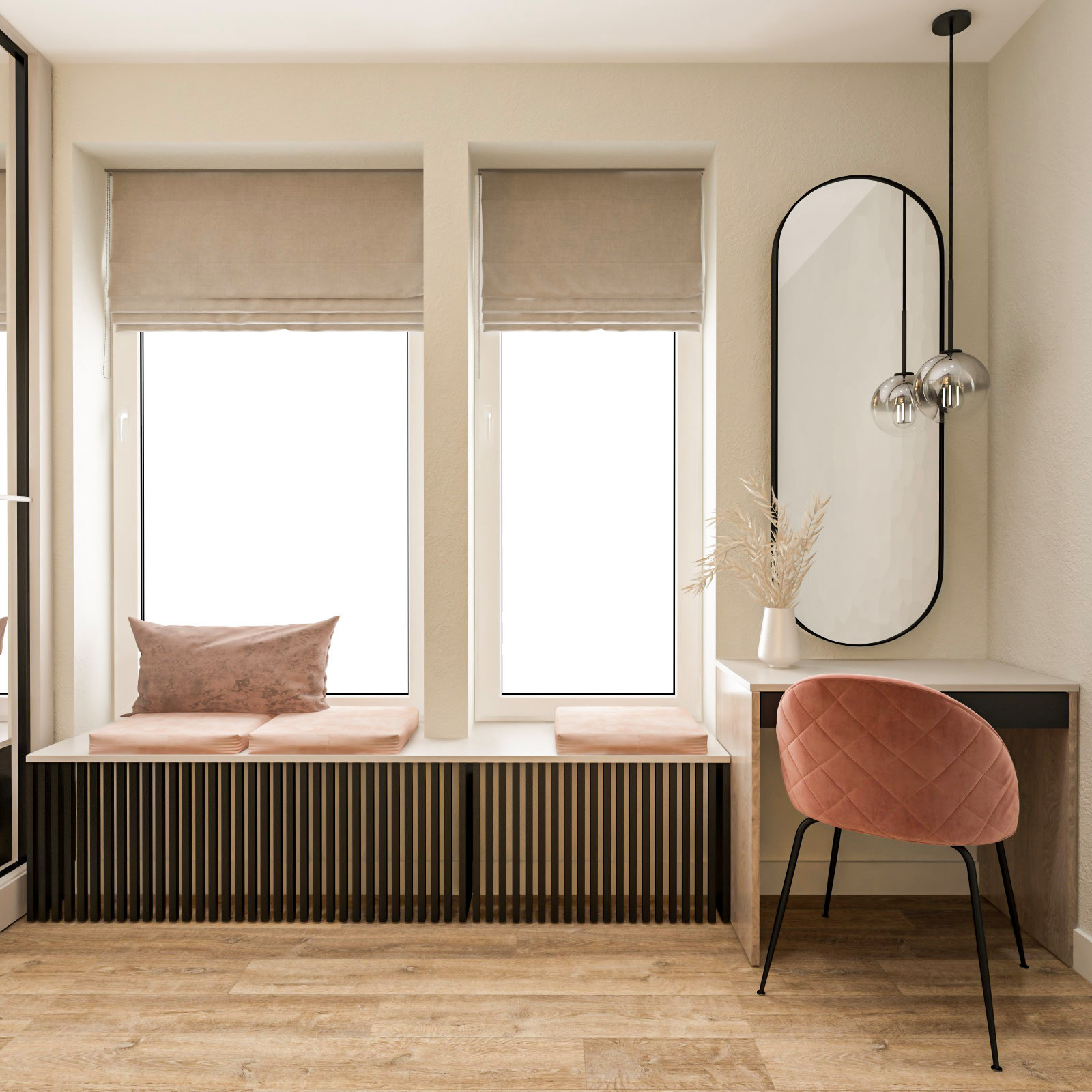 Дизайн-проект квартиры. 2022. Площадь 77,8 м.кв.