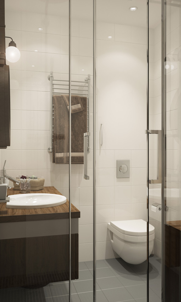 Душевая в скандинавском стиле