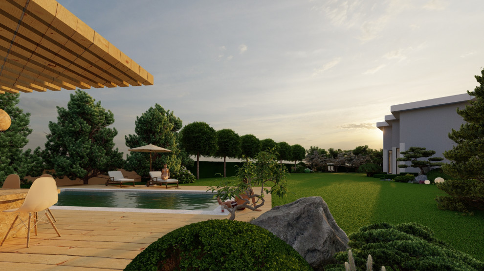 Лаконичный сад. КП Райт Вилладж