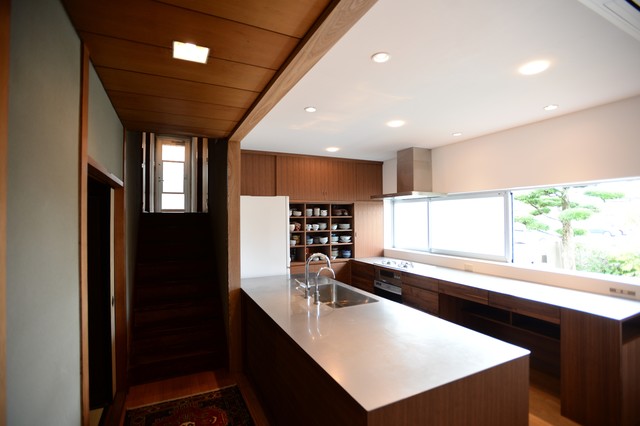 HOUSE F Renovation I minimalistisch-kueche
