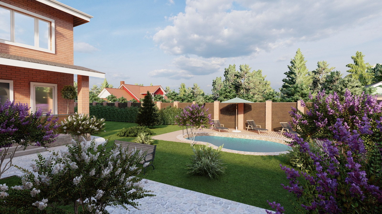 Двухэтажный дом 150 квм