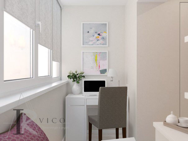 Дизайн проект однокомнатной квартиры для молодой семьи