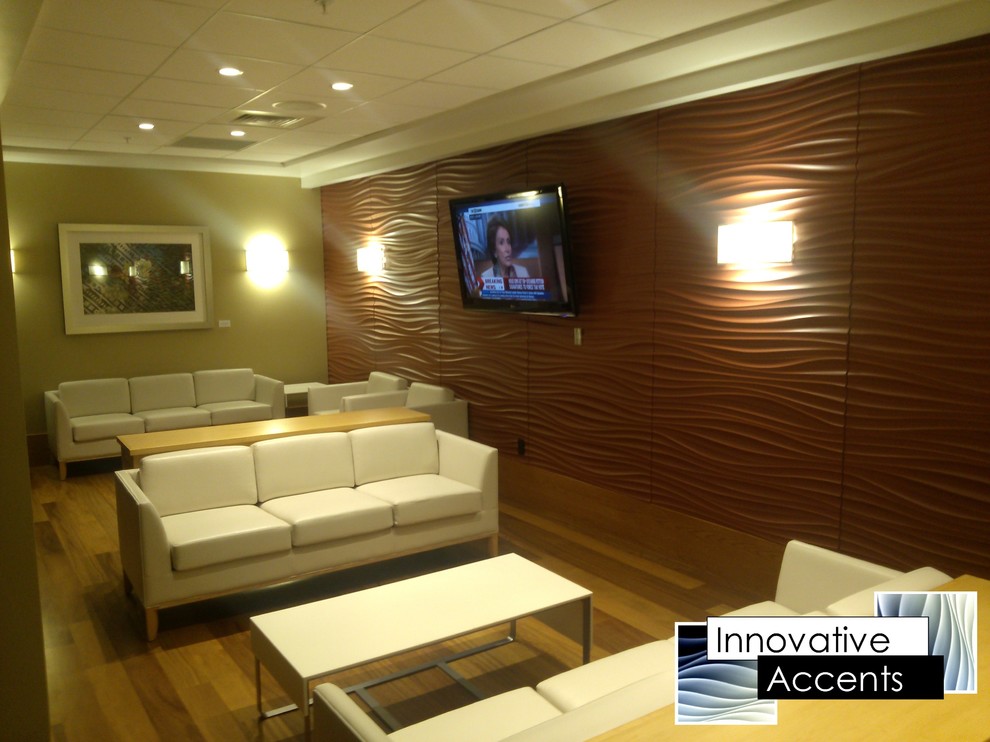 Accent Wall Paneling - Contemporary - Home Theater - Phoenix - by